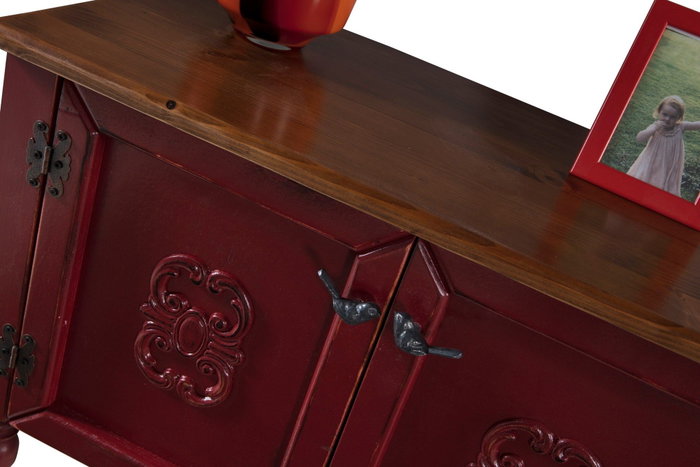 Hanah Home Ada Dresser - Rojo